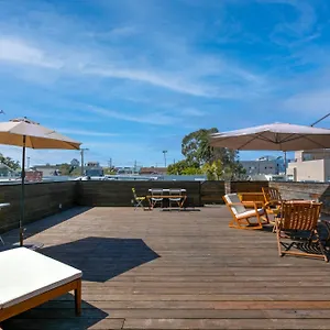 Venice Beach Studio With Large Private Patio Steps To The Beach Los Angeles